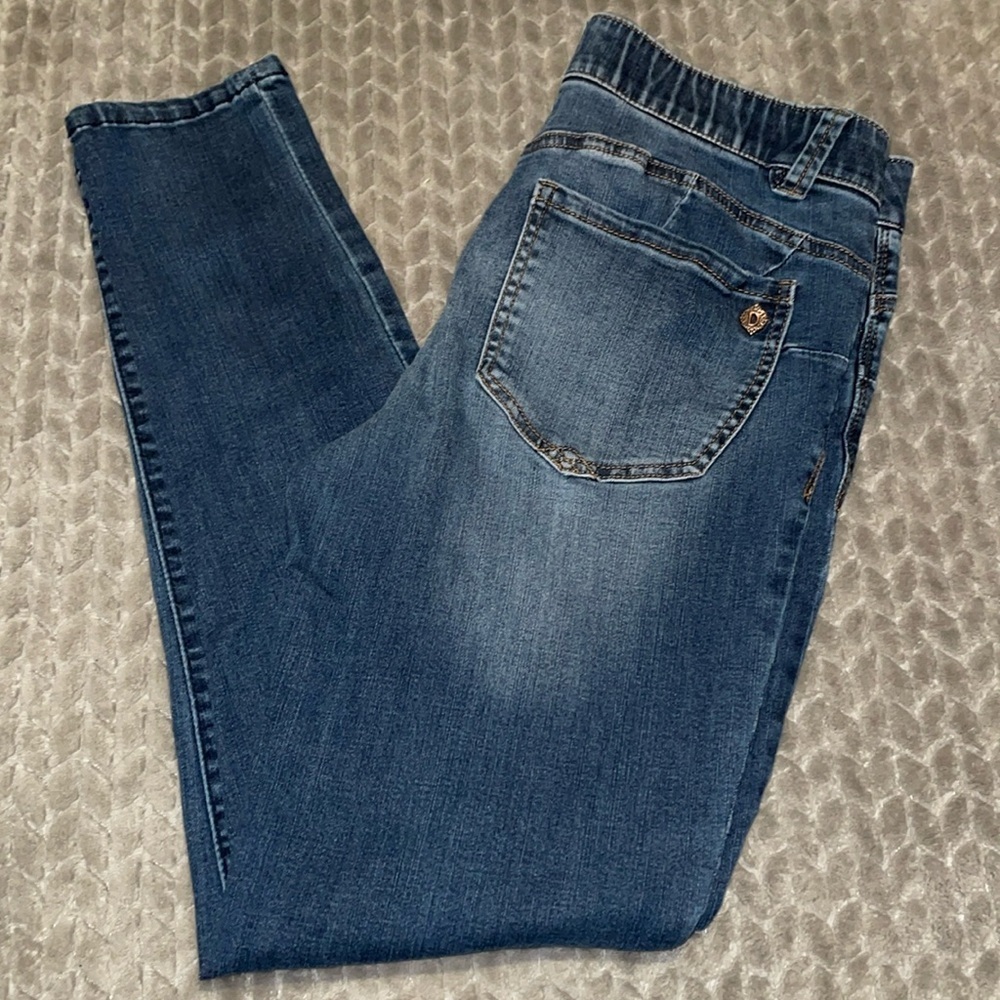 Democracy “Ab”solution Jeans.  Size 8. Medium‎ Wash.  Skinny Jeans.
